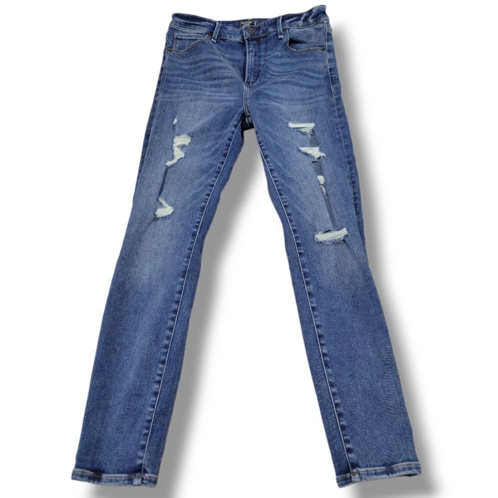 Abercrombie & Fitch Simone High Rise Super Skinny Jeans Size 28 6s 28x26.5 Blue